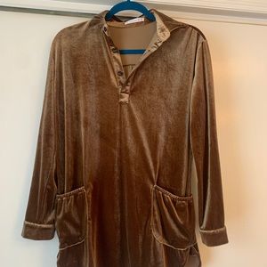 Velour tunic
